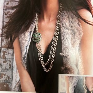 La coco curbchain necklace combo- gold plated.